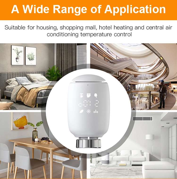 Smart Thermostat Radiator Trv Valve Home Intelligente Per Digitale HVAC Temperature Controller WiFi Ambiente Tuya