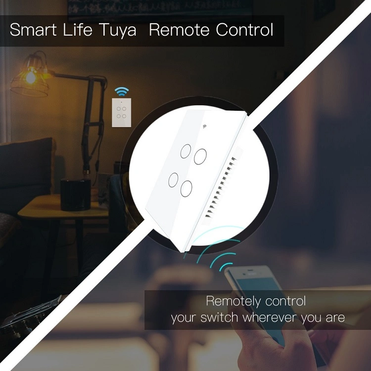 Zigbee Touch Wall Switch Google Home No Neutral Tuya WiFi Smart Switch